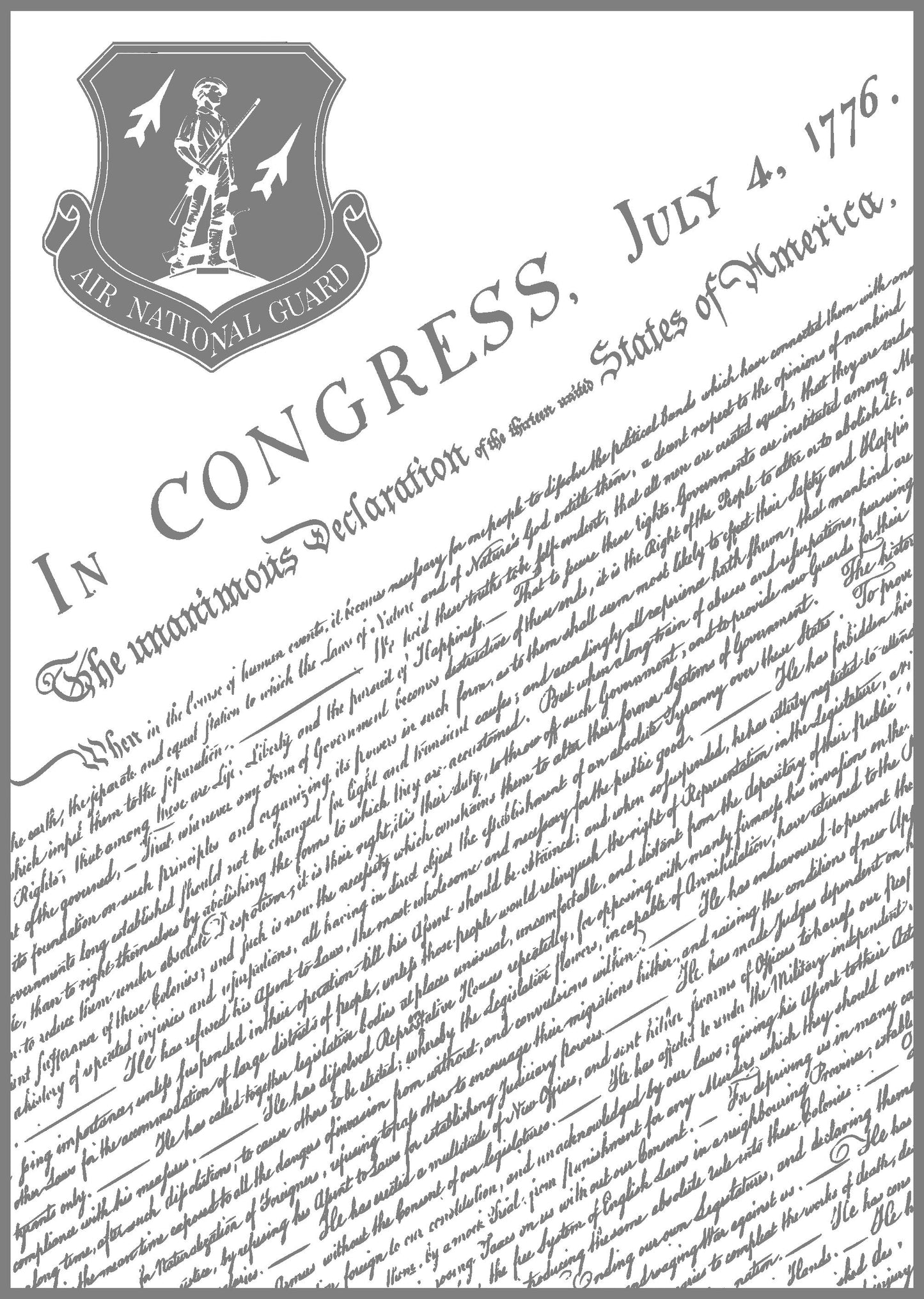 U.S Constitution Hardwood Plaque