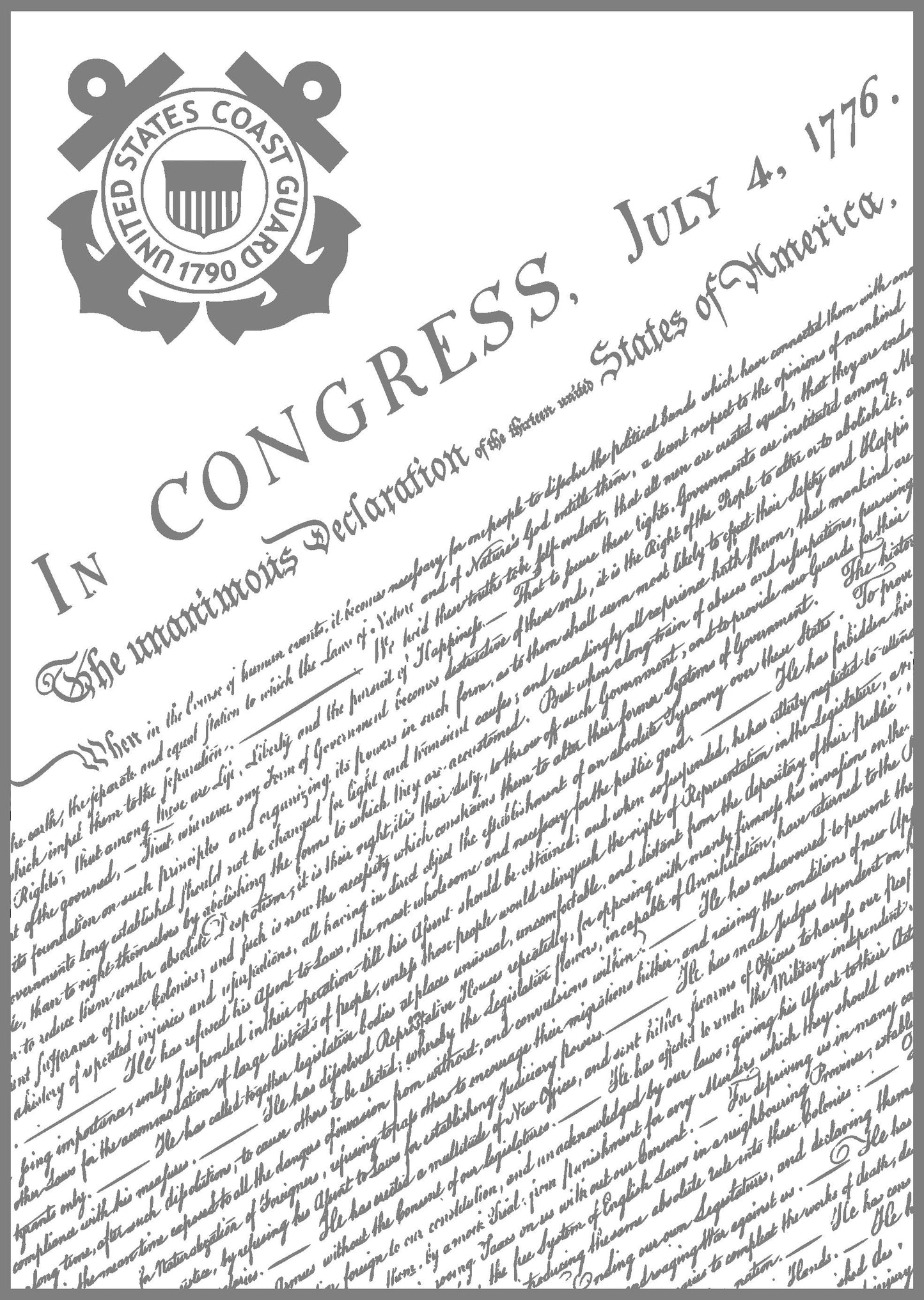 U.S Constitution Hardwood Plaque