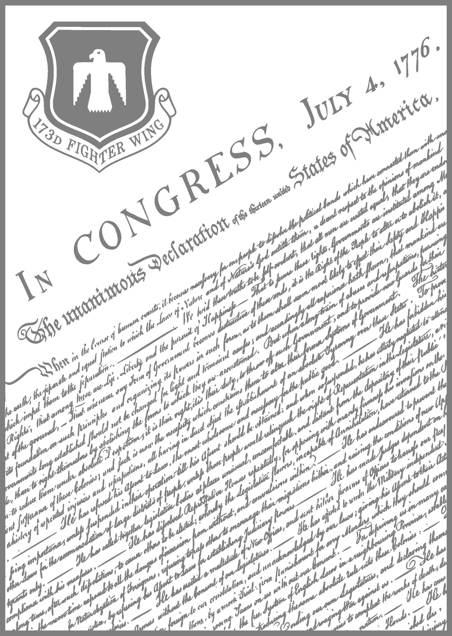 U.S Constitution Hardwood Plaque