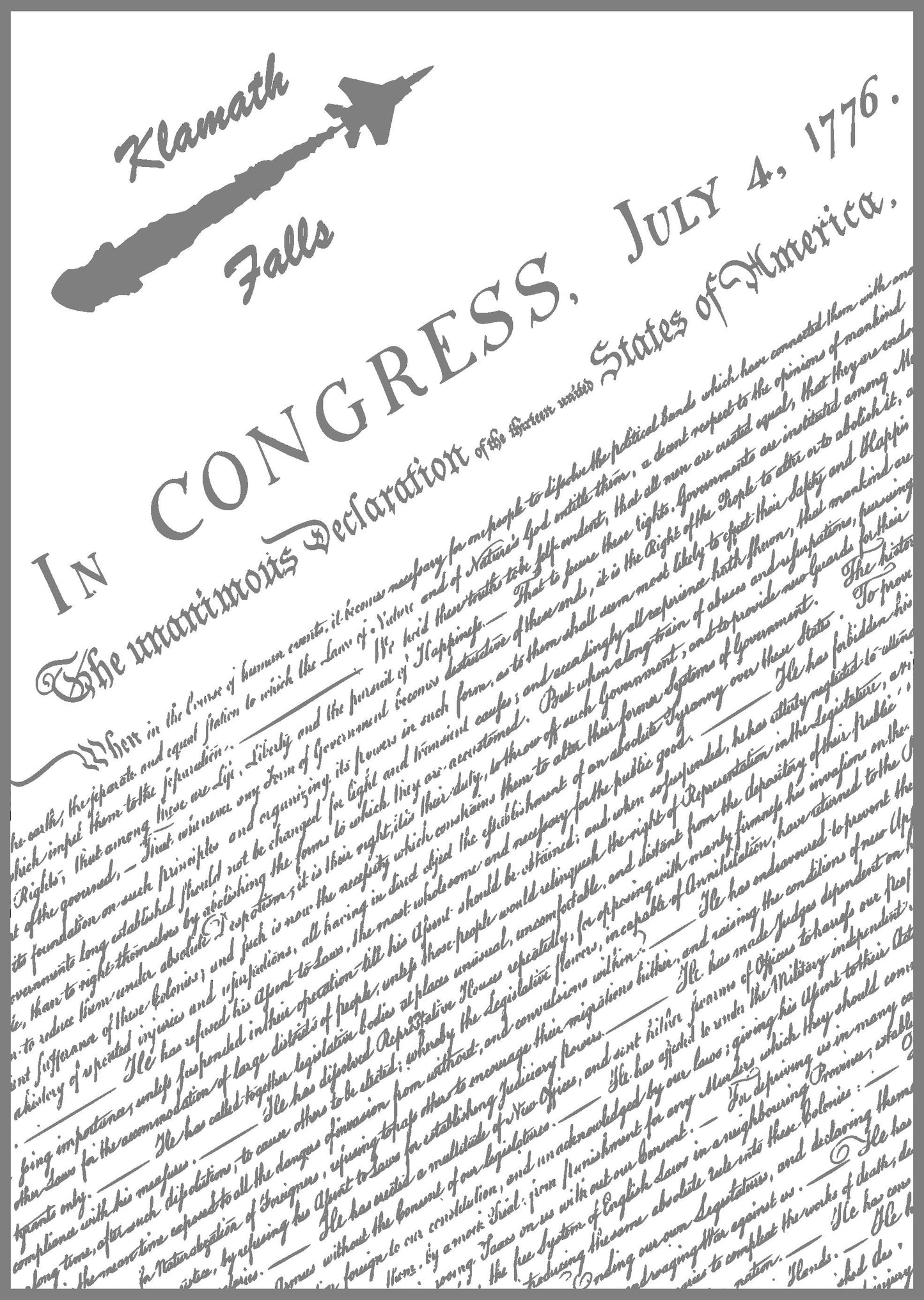 U.S Constitution Hardwood Plaque