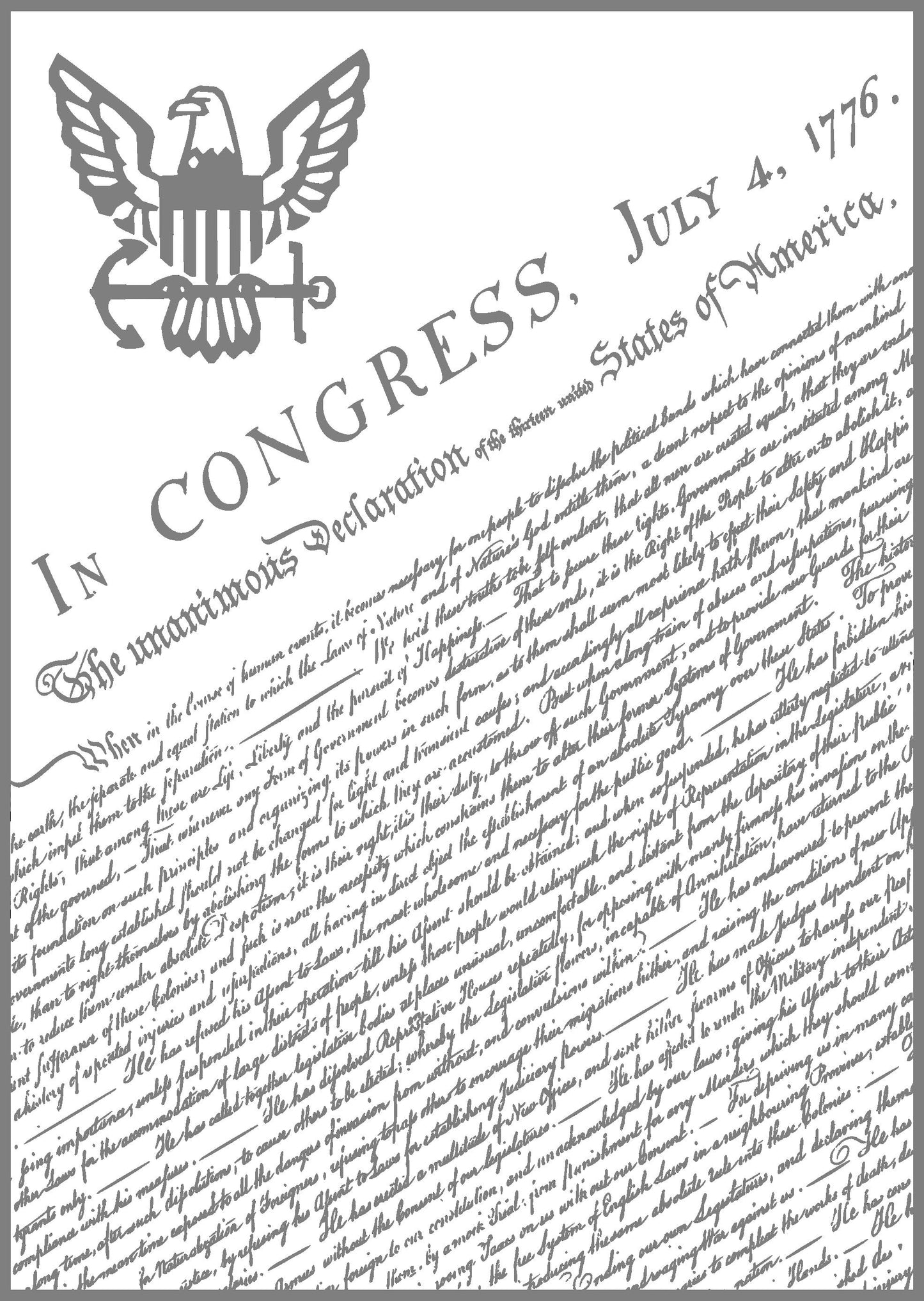 U.S Constitution Hardwood Plaque