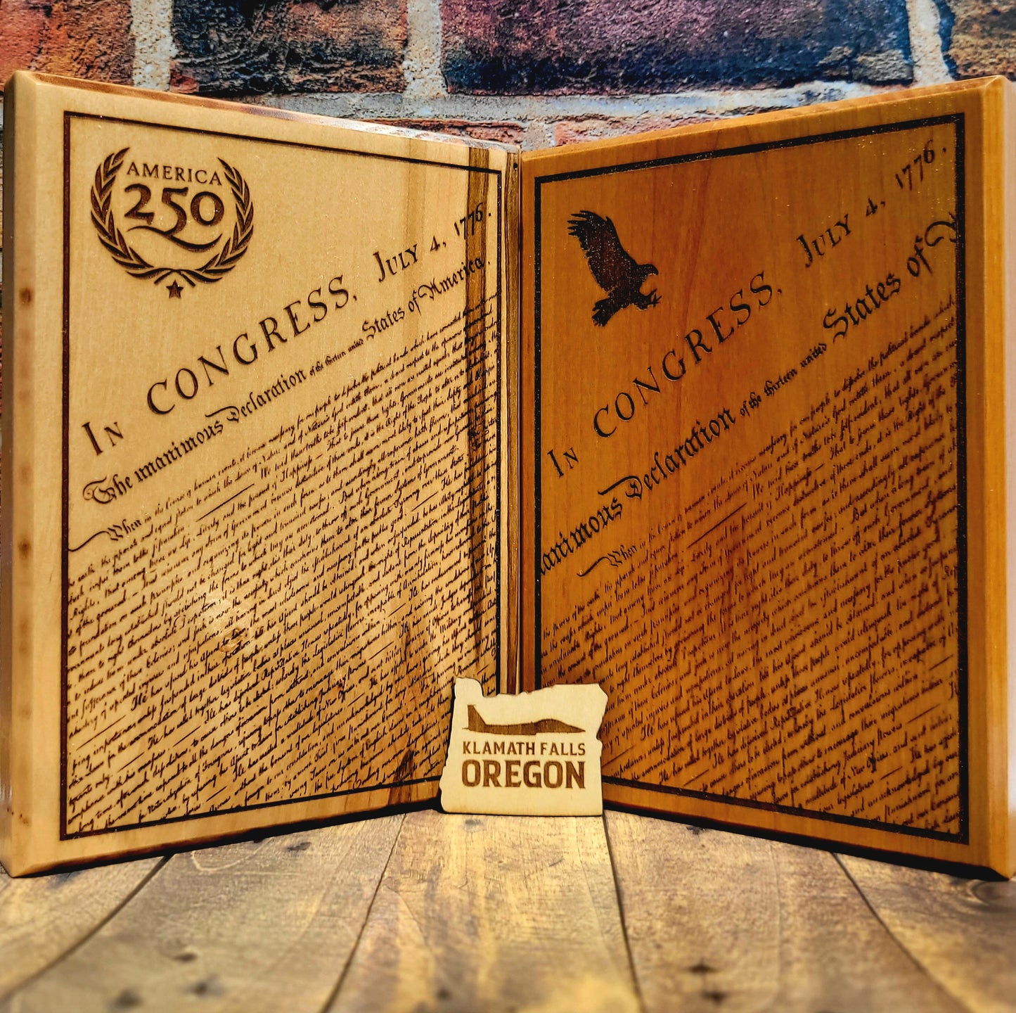 U.S Constitution Hardwood Plaque